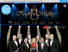 Tablet Screenshot of high-mighty.com